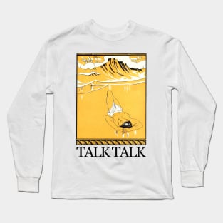 Talk Talk  • • •  Retro Style Aesthetic Design Long Sleeve T-Shirt